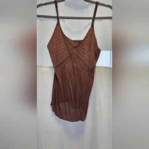 The Limited Brown Sleeveless Knit Top